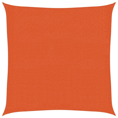 Żagiel przeciwsłoneczny, 160 g/m?, pomarańcz, 2,5x2,5 m, HDPE