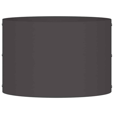 Pierścień doniczki Czarny 30 x 30 x 20 cm Stal zimnogięta