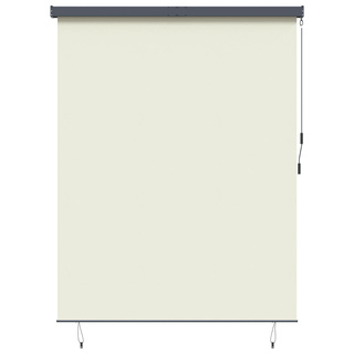 Roleta kremowy 200 x 250 cm Materiał i Aluminium