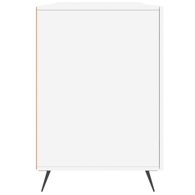 vidaXL Biurko, białe, 140x50x75 cm, materiał drewnopochodny wariant 5