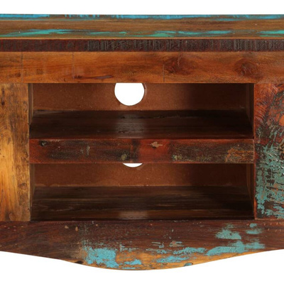 vidaXL Szafka pod TV, 120x30x40 cm, lite drewno odzyskane model standard