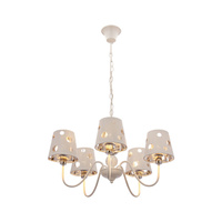 Żyrandol biały lampa wisząca 5xE14 Batley Ledea 50205110