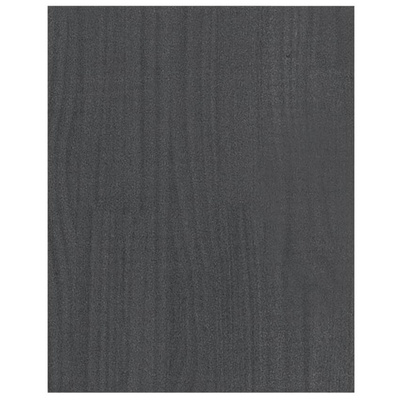 vidaXL Szafka pod TV, szara, 70x33x42 cm, drewno sosnowe