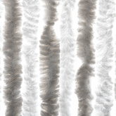 Zasłona przeciwko owadom, jasnoszaro-biała, 100x220 cm, szenil