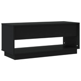 vidaXL Szafka pod TV, czarna, 102x41x44 cm, materiał drewnopochodny