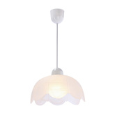 Bratek lampa wisząca 25 1x60w e27 klosz biały