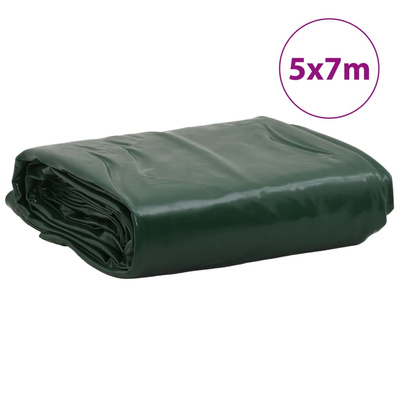 Plandeka, zielona, 5x7 m, 650 g/m?