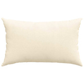 Poduszki na sofę 2 pcs Kremowy 50 x 30 cm Tkanina sztruksowa