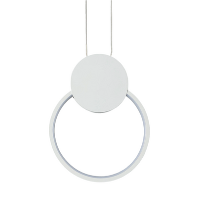 Lampa wisząca nowoczesna nordycka Czarna 10W 3000K Abruzzo Totti