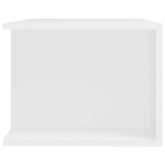 vidaXL Szafka pod TV z oświetleniem LED, biała, 90x39x30 cm