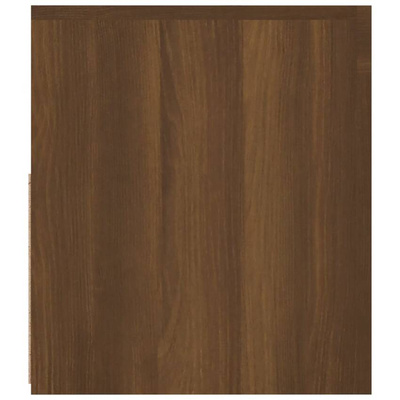 vidaXL Szafka pod TV z oświetleniem LED, brązowy dąb, 120x35x40 cm model standard