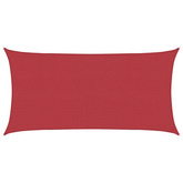 Żagiel przeciwsłoneczny, 160 g/m?, czerwony, 2x3,5 m, HDPE