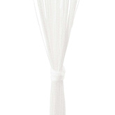 Zasłony sznurkowe, 2 sztuki, 140 x 250 cm, białe