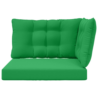 Poduszka do sofy na zewnątrz 3 pcs Zielony Poliester