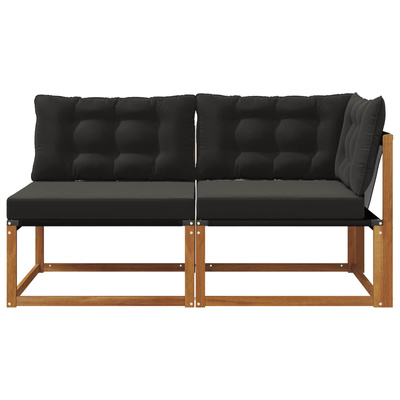 7 szt. Modułowa sofa na zewnątrz Lite Drewno Akacji Naturalny