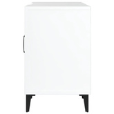 vidaXL Szafka pod TV, wysoki połysk, biała, 150x30x50 cm