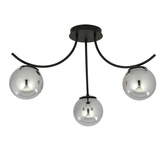 Lampa sufitowa BOSTON 3 BLACK/GRAFIT