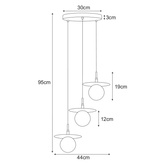 Lampa wisząca K-5385 z serii FERMI
