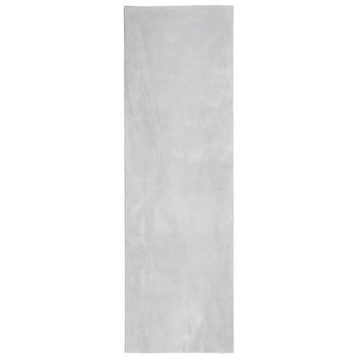 vidaXL Dywan HUARTE z krótkim włosiem, szary, 80x250 cm