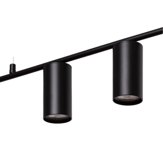 Lampa Wisząca Liniowa Nowoczesna Czarna 120cm Gu10 Abruzzo Cazzata