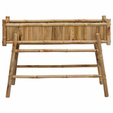 Doniczka ogrodowa z uchwytem Naturalny 100 x 38 x 74 cm Bambus