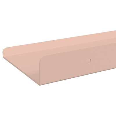 Półka wisząca 2 szt. Różowy 60 x 8,5 x 2,5 cm Stal