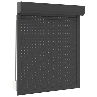 vidaXL Roleta zewnętrzna, aluminiowa, 100 x 130 cm, antracytowa