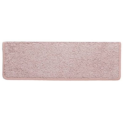 Maty na schody 15 szt. 65x21x4 cm Jasnoróżowe, prostokątne krawędzie