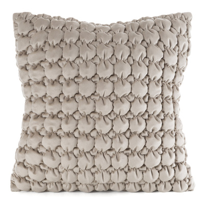 Poszewka Velvet beżowa 45x45