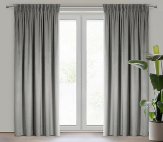 Zasłona Marlen stalowa 140x270