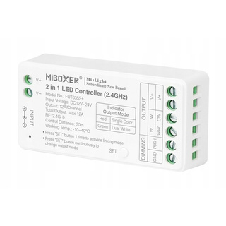 Miboxer FUT035S+ 2,4G PUSH CCT Sterownik taśm LED 2w1 MONO-DUAL Mi-Light