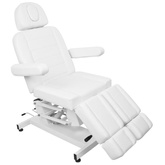 Fotel kosmetyczny elektr. Azzurro 706 pedi 1 siln. biały 109099