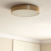 Plafon LED 18W Okrągły Złoty CCT 3000K/4000K/6000K 30cm Abruzzo Carlo