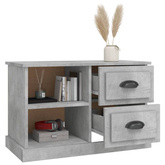 vidaXL Szafka pod TV, szarość betonu, 73x35,5x47,5 cm