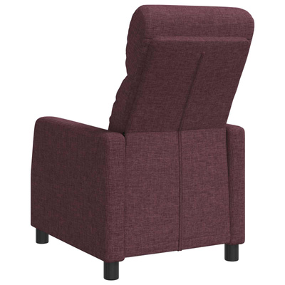 Fotel recliner Fioletowy tkanina