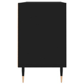 vidaXL Szafka pod TV, czarna, 103,5x30x50 cm, materiał drewnopochodny