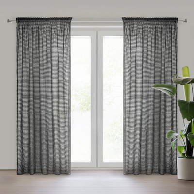 Zasłona Reina czarna 135x270