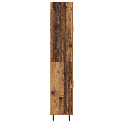 Highboard 2 szt. Stare drewno 69,5 x 34 x 180 cm