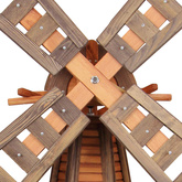 Wiatrak Ogrodowy Drewniany 135cm [W52] 