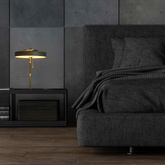 Lampka Biurkowa Bankierka Zielona Abruzzo Banquero 3xE27