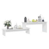 vidaXL Szafka pod TV, biała, 180x30x43 cm, materiał drewnopochodny