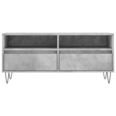 vidaXL Szafka pod TV, szarość betonu, 100x34,5x44,5 cm wariant 4