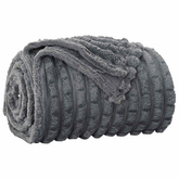 Koce narzutowe 6 pcs Ciemnoszary 240 x 220 cm Polar