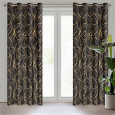 Zasłona Asteja czarna 140x250