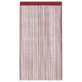Zasłony sznurkowe, 2 sztuki, 140 x 250 cm, burgundowe