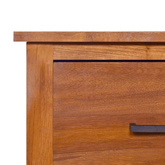 vidaXL Szafka pod TV, 90 x 50 x 37 cm, lite drewno tekowe