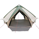Namiot Teepee dla 8 osób 8-osobowy Zielony i Biały