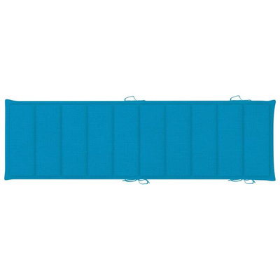 vidaXL Leżaki z poduszkami, 2 szt., lite drewno akacjowe