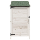 Shed ogrodowy Biały 59 x 56 x 113,5 cm Drewno Świerkowe