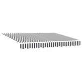 Zwijana markiza, antracytowo-biała, 3x2,5m, tkanina i aluminium